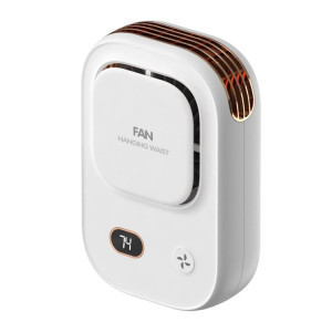 Ventilateur de cou suspendu à la taille, silencieux, avec affichage numérique extérieur, chargement USB, sans lame, HX-150A (blanc) SH401A253-20