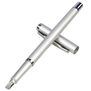 Couteau de coupe de fibres en acier au tungstène, type de stylo, coupe-fibre nue portable, style: lame plate SH55011834-20