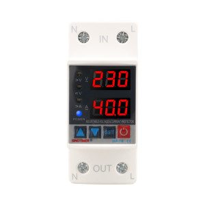 SINOTIMER SVP-718 Protecteur de surtension et de sous-tension intelligent à réinitialisation automatique réglable 40A 220V AC SS5101840-20
