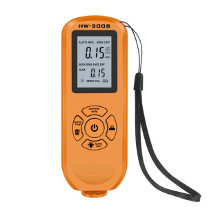 Jauge d'épaisseur de revêtement de haute précision HW-300S Jauge de film de peinture antidérapante (écran vertical orange) SH001B1768-20
