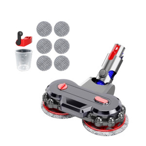 Tête de vadrouille électrique pour aspirateur Dyson V7 / V8 / V10 / V11 / V15 / G5, avec réservoir d'eau amovible et 6 tampons de vadrouille SH8401184-20