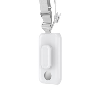 Pour Apple Vision Pro Battery PC Case Holder avec clip de ceinture et bandoulière VR Casque Accessoire (Blanc) SH501B1275-20