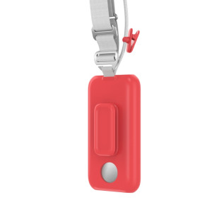 Pour Apple Vision Pro Support de boîtier de batterie PC avec clip de ceinture et bandoulière Accessoire de casque VR (rouge) SH501C738-20
