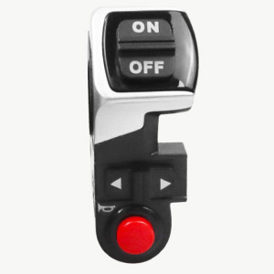 Pour KUGOO M4 AIMITE 10 pouces Scooter électrique multifonctionnel interrupteur d'alimentation ensemble de commutateur (noir) SA101A1703-20