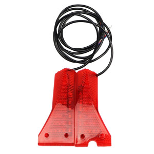 Pour KUGOO M4 AIMITE 1 paire de feux d'avertissement de virage gauche et droit pour Scooter électrique (rouge) SA601A1378-20