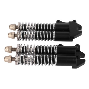 Pour KUGOO M5 AIMITE 1 paire d'accessoires de Scooter électrique amortisseurs double ressort (noir) SA101A641-20