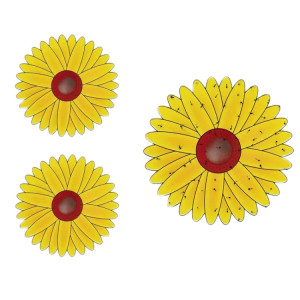 Lot de 3 autocollants anti-mouches pour fenêtre, papier insecticide, pièges à insectes collants SH02211033-20