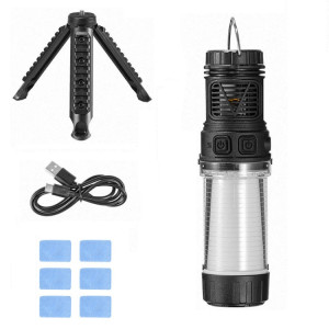 Lampe de Camping anti-moustique LED 3 en 1, lumière magnétique pour tente extérieure (W8122 noir) SH101A568-20