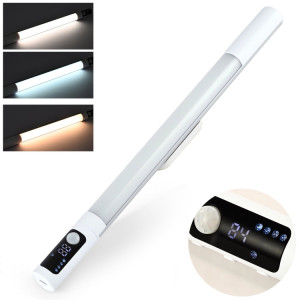 Veilleuse LED rechargeable sous armoire avec détecteur de mouvement et affichage numérique 2000 mAH (argent) SH202A281-20
