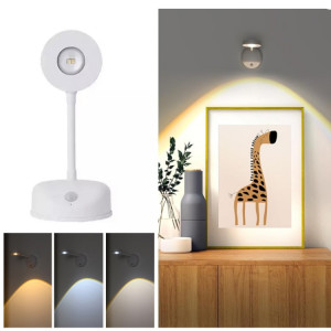 Projecteur LED rechargeable sans fil avec détecteur de mouvement et variateur d'intensité 1200 mAH (blanc) SH901A1281-20