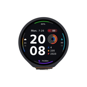 Carte de développement LCD tactile ronde Waveshare 25098 ESP32-S3 de 1,28 pouce SW13621304-20