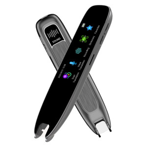 International Version Multi-language Scanning Offline Intelligent Simultaneous Translation Pen(Gray) SH701A398-20