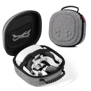 For Meta Quest 3S STARTRC GAMES Oxford Cloth Handheld Storage Bag(Gray) SS401B347-20