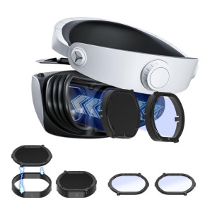 DEVASO pour PlayStation VR 2 6 en 1 Lunettes magnétiques Housse de protection anti-rayures SD2807554-20
