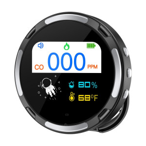 Détecteur d'alarme de monoxyde de carbone portable et étanche (noir) SH101A948-20