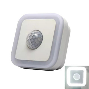 Veilleuse LED 3 W pour la maison, capteur automatique humain, sans câblage, éclairage d'escalier, couloir, allée, prise américaine (lumière blanche) SH901A733-20