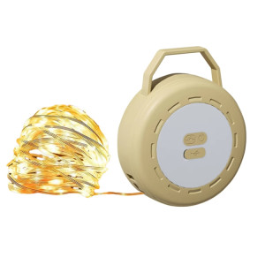 TUBUZHE Lampe à LED portable 2 en 1 pour camping, lumière d'ambiance, rechargeable par USB, veilleuse d'extérieur pour tente (vert) ST201A1640-20