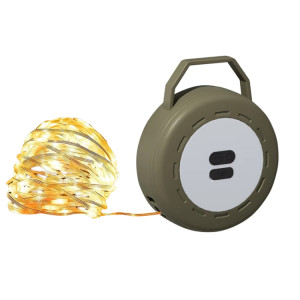 TUBUZHE Lampe à LED portable 2 en 1 pour camping, lumière d'ambiance, rechargeable par USB, veilleuse d'extérieur pour tente (jaune) ST201B397-20