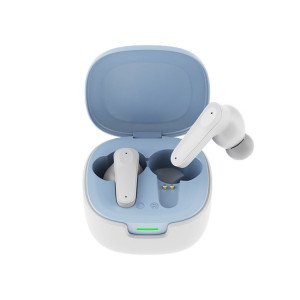 A98 AI Intelligent Translation Wireless Physical Noise Cancellation Bluetooth Earphones(White Blue) SH101B1715-20