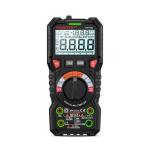 HABOTEST HT118L Mini multimètre intelligent anti-brûlure de haute précision pour électricien (noir) SH501A1607-20