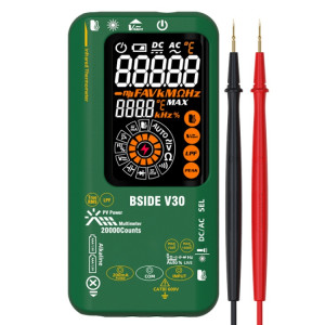 Thermomètre infrarouge multimètre PV intelligent à écran couleur BSIDE V30 SB0201741-20
