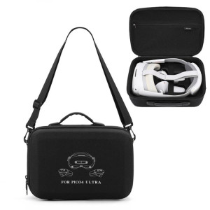 Pour PICO 4 Ultra BKANO P4U-001 VR Lunettes Organisateur Sac À Bandoulière Portable (Noir) SB101B414-20