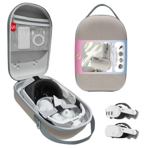 Sac de rangement pour casque Meta Quest 3S / 3 VR JYS (gris) SJ701A1926-20