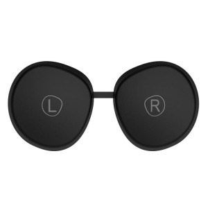 Pour Meta Quest 3S / Quest 2 VR Lens TPU Protective Cover (Noir) SH001A1430-20