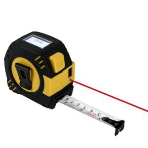 Télémètre laser infrarouge rechargeable 2 en 1 + ruban à mesurer de 5 m, spécifications : laser 40 m SH24011593-20
