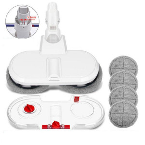 Tête de balai électrique avec réservoir d'eau pour aspirateur à main Xiaomi Dreame/Dyson, 6 chiffons gris SH7901111-20