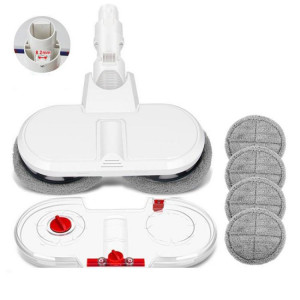 Tête de balai électrique avec réservoir d'eau pour aspirateur à main Xiaomi Dreame/Dyson, large 6 chiffons gris SH79031559-20