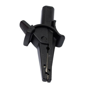 Pince crocodile pour multimètre, prise banane 4 mm, test d'isolation (noir) SH901B1554-20