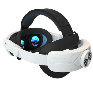 Bandeau réglable pour casque de réalité virtuelle Meta Quest 3/3S, sans pression faciale (noir et blanc) SH901A1936-20