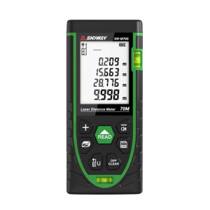 Télémètre laser vert SNDWAY SW-M70G 70 m pour intérieur et extérieur SS4702479-20