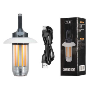 Lanterne de camping et lampe de poche rechargeable à double source lumineuse, lumière d'extérieur portable blanc chaud, 8 filaments de tungstène SH1301952-20