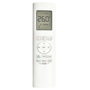 Pièces de rechange pour télécommande de climatiseur Midea RG58N(B2H)/BGEF (modèles de refroidissement et de chauffage) SH601A1618-20