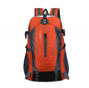 Sac d'alpinisme de voyage de grande capacité Hommes et femmes Sports de plein air Loisirs Sac à dos étanche en nylon (Orange) SH201B1377-20