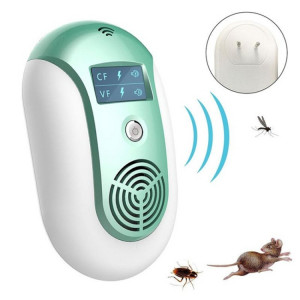 Répulsif ultrasonique de lutte antiparasitaire électronique (bleu) SH101D1222-20