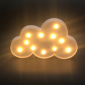 Interrupteur Style Nuage Forme LED Nuit Chaud Lampe De Chevet Lampe De Table Chambre Salle D'étude Veilleuse (Blanc) SH401A1995-20