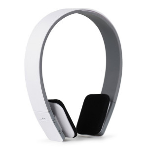 AEC BQ618 Écouteur mains libres stéréo Bluetooth sans fil intelligent avec microphone, prise en charge de 3,5 mm pour téléphone / tablette / PSP (blanc) SA701A1536-20
