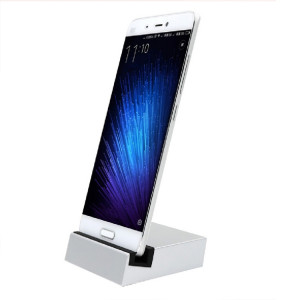 Support USB-C / Type-C / Chargeur de station de charge, Support USB-C / Type-C / Chargeur Dock de charge (Argent) SH010S183-20