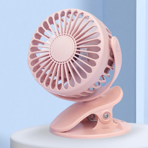 Mini ventilateur à pince USB portable de bureau (rose) SH027F1235-20