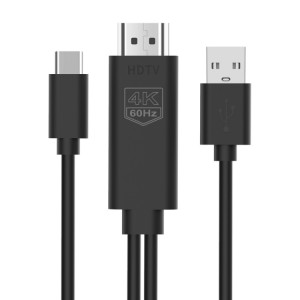 Câble plastique HDTV UC502 USB-C / Type-C 4K 60Hz SH01741674-20
