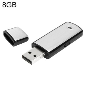 Enregistreur vocal de réunion portable rechargeable SK858 8 Go sur disque U (noir) SH114B919-20