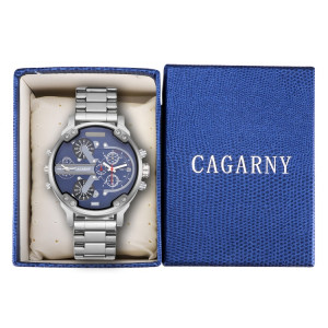 CAGARNY Watch Box Packaging Gift Box (Bleu) SC886L1015-20