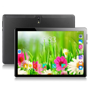 BDF M107 4G Téléphone Tablet PC, 10,1 pouces, 2GB + 32GB, Android 9.0, SC9863A OCTA CORE CORTEX-A55, Support Dual Sim & Bluetooth & WiFi & GPS, Plug EU (Noir) SB568B1200-20