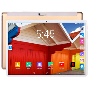 BDF S10 3G Tablet Tablet PC, 10,1 pouces, 2GB + 32GB, Android 9.0, MTK8321 OCTA COE CORTEX-A7, Support Dual Sim & Bluetooth & WiFi & GPS, Plug UE (Gold) SB572J883-20
