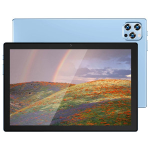 Tablette d'appel téléphonique P60 4G, 10,1 pouces, 4 Go + 64 Go, Android 8.0 MTK6797 Deca Core 2.1GHz, Double SIM, Support GPS, OTG, WiFi, BT (Bleu) SH892L948-20