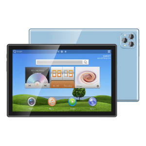 Tablette PC BDF P50 4G LTE, 10,1 pouces, 8 Go + 128 Go, Android 12.0 MTK6762 Octa Core, prise en charge double SIM et Bluetooth et WiFi, (bleu) SB964L958-20
