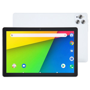 Tablette PC X30 4G LTE, 10,1 pouces, 4 Go + 128 Go, Android 11.0 MT6762 Octa-core, prise en charge double SIM/WiFi/Bluetooth/GPS, prise UE (blanc) SH975W1955-20
